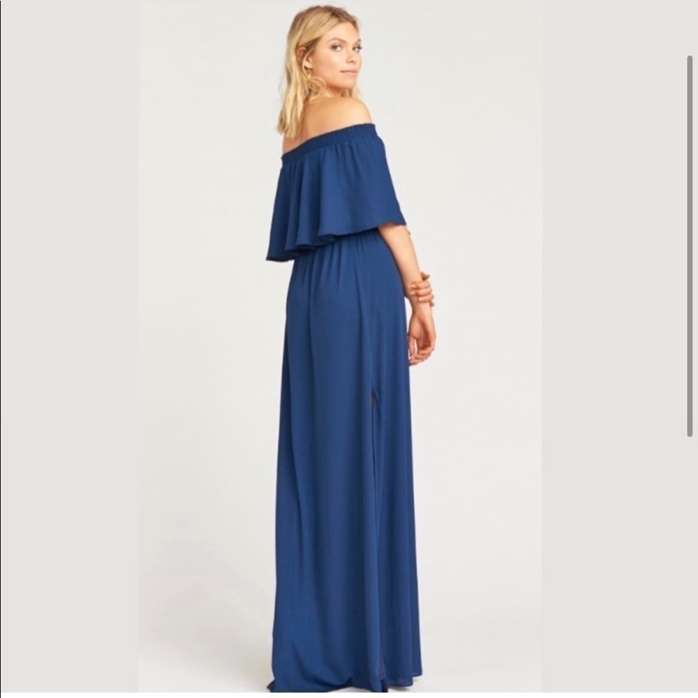 Show Me Your MuMu Hacienda Maxi in Rich Navy Crisp